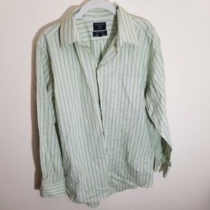 Dockers Dress Shirt, Light Green M, 15-15.5, 32/33